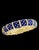 Metal Three-Piece Bangel / Cuff Set Red Green & Blue Enamel 18 Kt Gold 286 Gm, Hidalgo For Sale - Image 7 of 8