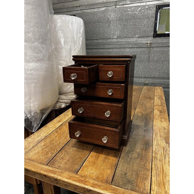 Antique Table Top Collectors Drawers For Sale - Image 3 of 18