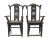 Chinese Antique Chinese Armchair With Carved Backs - a Pair For Sale - Image 3 of 10