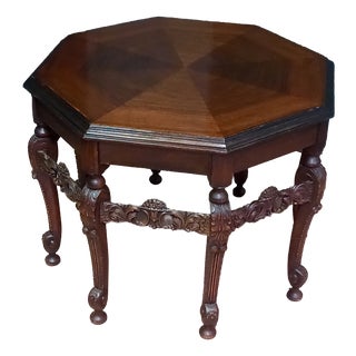 Octagonal Indian Center Table, 1890s For Sale
