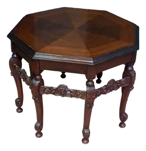 Octagonal Indian Center Table, 1890s