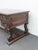 Late 1800s Victorian Large Heavy Hand Carved Cherub Partner Desk 6656 For Sale - Image 9 of 17