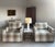 Re-Upholstered Plaid Cube Lounge Chairs, a Pair For Sale - Image 6 of 18