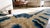 1890s Ivory Blue Tan Antique Chinese Peking Dragon Carpet 8' X 9'8" Wool Rug For Sale - Image 12 of 14