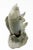 This cast metal fish fountain head will look great in any water element. Hand cast and aged beautifully. Has a spout up...