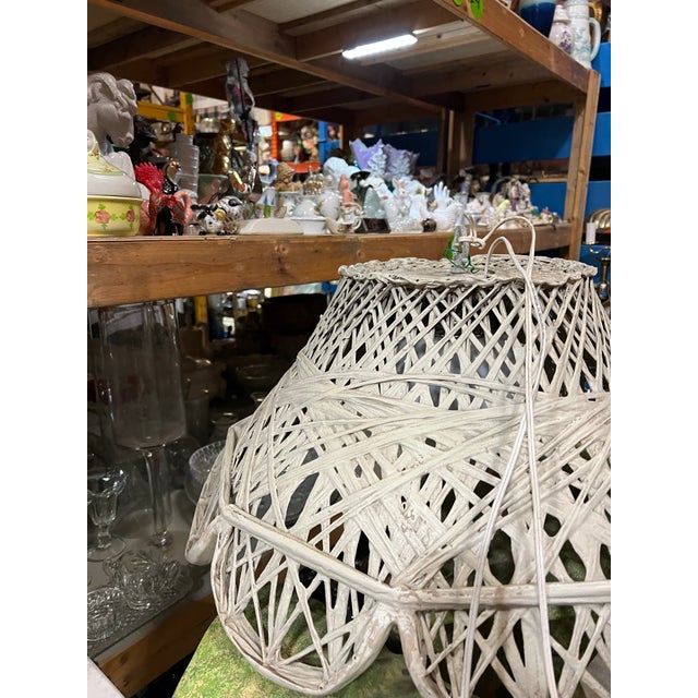 1970s Palm Springs Fiberglass Chandelier For Sale - Image 10 of 10