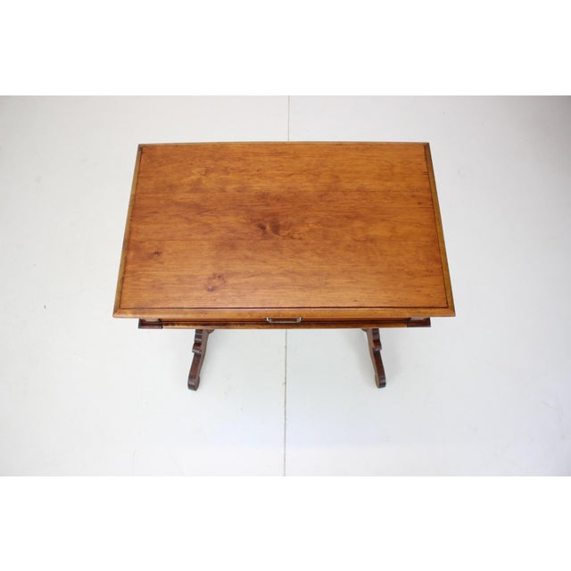 Solid Wood and Veneer Sewing Table, 1895 For Sale - Image 4 of 16