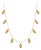 Beautiful Citrine Dangle Necklace | November Birthstone Station Necklace For Sale