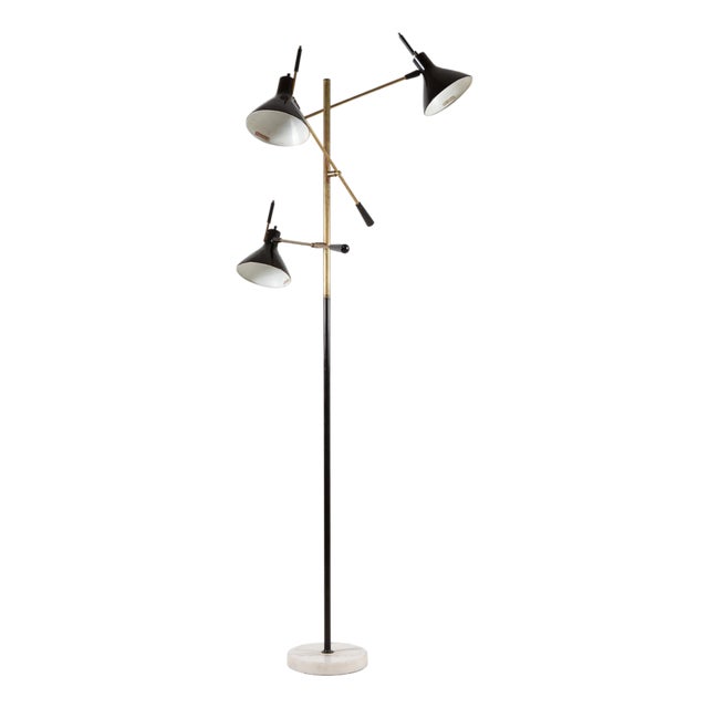 1950s Arredoluce Triennale Mid Century Floor Lamp For Sale
