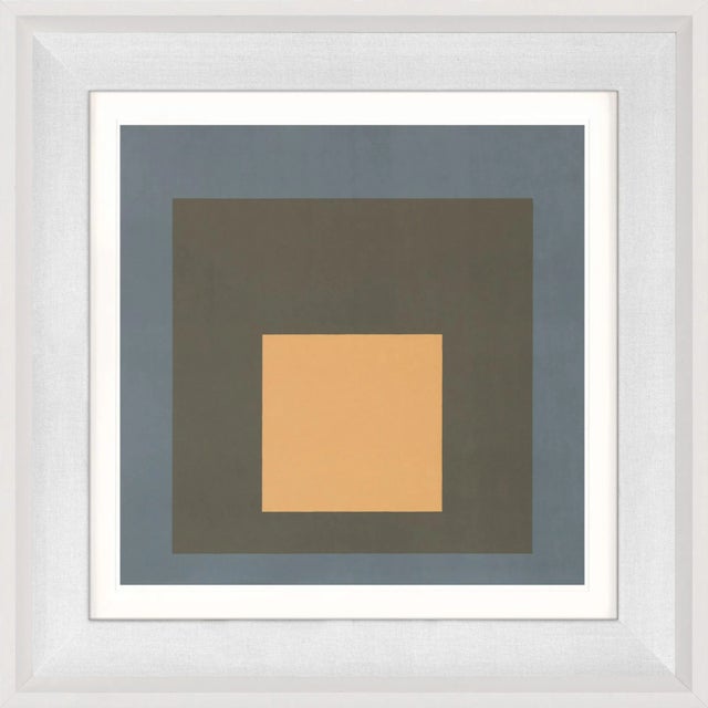 Contemporary Modern Color Squares, Set of 4, Framed Artwork For Sale - Image 3 of 6