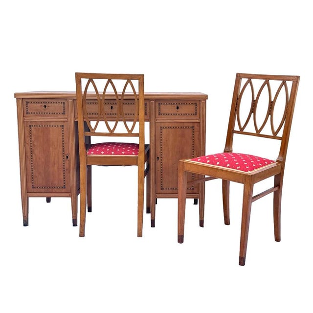 Jugendstil Desk attributed to Bruno Paul, Germany, 1900s For Sale - Image 3 of 13