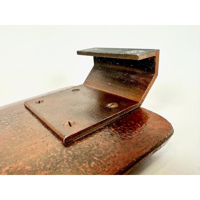 1970s Brutalist Copper Plated Push and Pull Alpana Door Handle, 1970s For Sale - Image 5 of 12