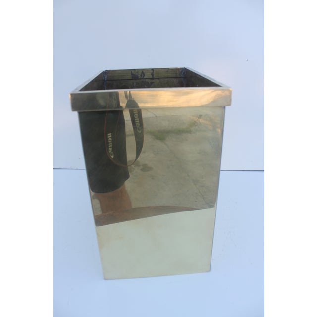 Vintage Polished Brass Trash Can | Chairish Poshmark makes shopping fun, affordable & easy!