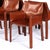 Contemporary Mario Bellini for Cassina Cab 413 Italian Red Leather Dining Chairs Set of 6 For Sale - Image 3 of 18
