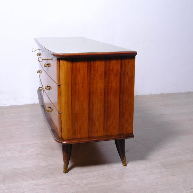 Vintage Italian Como Chest of Drawers, 1950s For Sale - Image 9 of 18