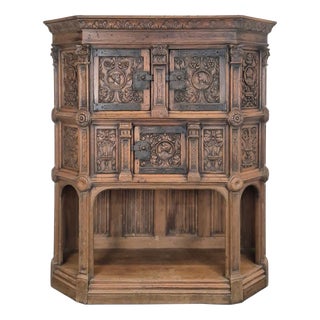 Renaissance-Style Credenza with Mascarons For Sale