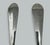 Metal Antique Pair Irish Dublin Sterling Silver Serving Gravy Spoons John Pittar 1780 For Sale - Image 7 of 7