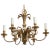 Brass Brass Plume Chandelier For Sale - Image 8 of 8