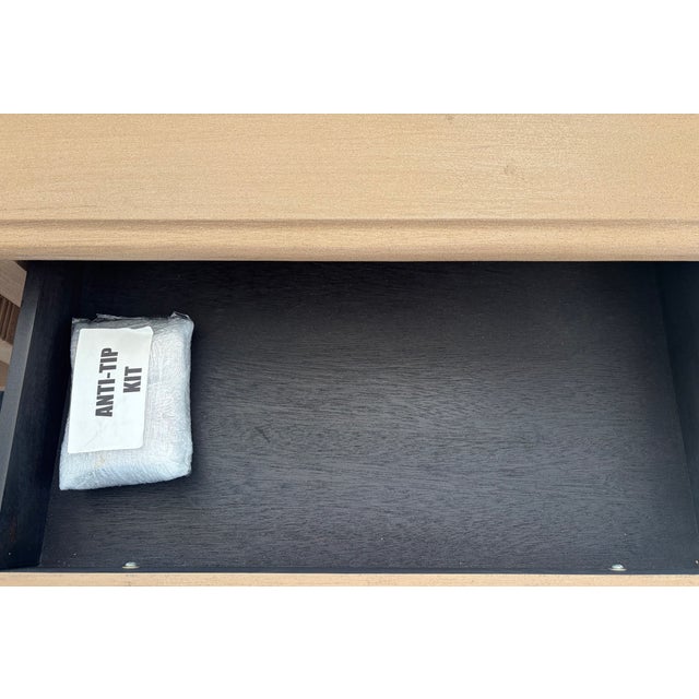 2020s Pair of Noir Oxford 1 Drawer Side Tables in Weathered Finish For Sale - Image 5 of 12