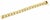Mid 20th Century San Marco Italy 14k Yellow Gold Macaroni Link Bracelet For Sale - Image 4 of 8