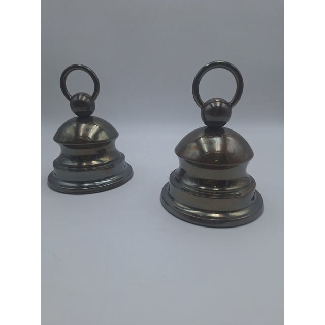 Goldenrod Mid-Century Modern Brass Doorstop by Luigi Caccia Dominioni for Azucena, 1950s For Sale - Image 8 of 11