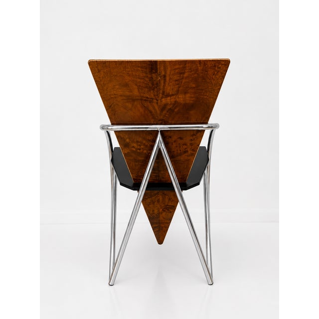 Sculptural Dining Chairs by Klaus Wettergren for Q-Production, Denmark, 1980s, Set of 4 For Sale - Image 4 of 15