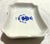 20thC MCM French 5-Star Luxury Ritz Paris Hotel White Milk Glass Ashtray Catchall Trinket Soap Dish For Sale - Image 4 of 6