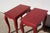 French Pair of Handcrafted Louis XV-Style End Tables in Mahogany With Elm Burl Tops For Sale - Image 3 of 16