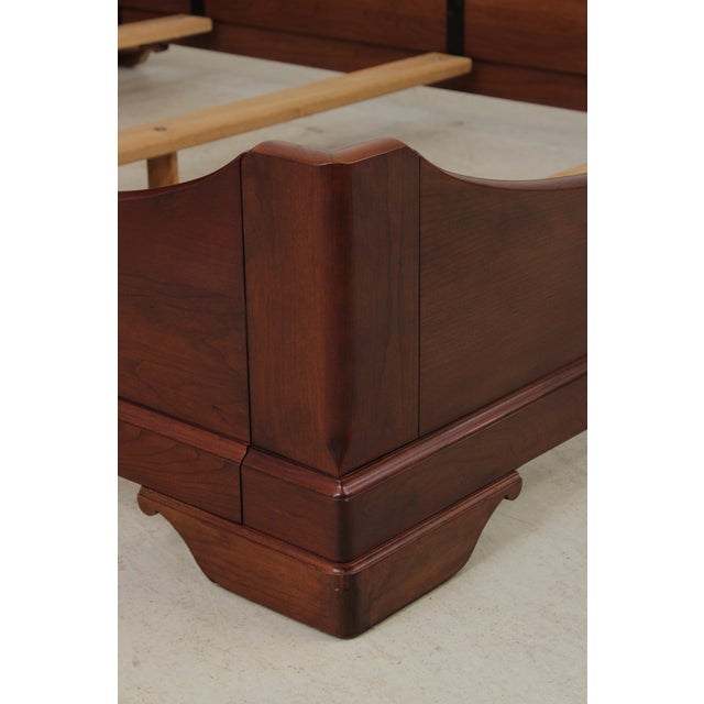 Stickley Cherry LaRochelle Queen Size Sleigh Bed For Sale - Image 16 of 18
