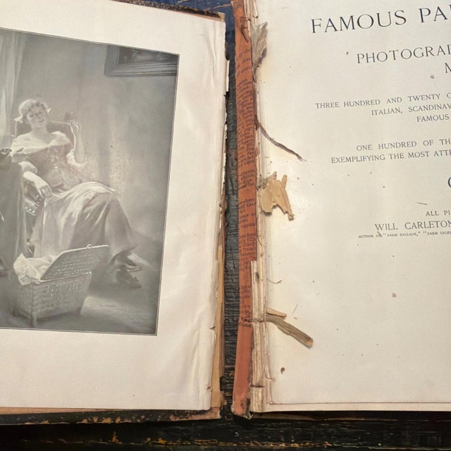 American “Famous Paintings Of The World” by Lew Wallace 1894 1st Ed - 320 Great Paintings For Sale - Image 3 of 6