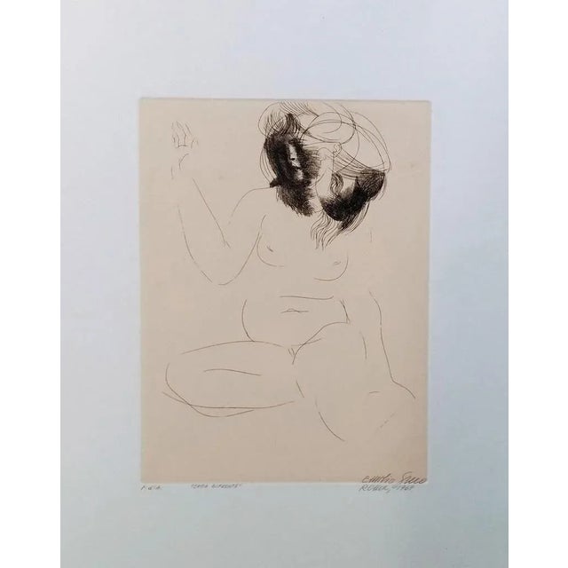 1960s Erma Bifronte - Original Etching by Emilio Greco - 1969 1969 For Sale - Image 5 of 5