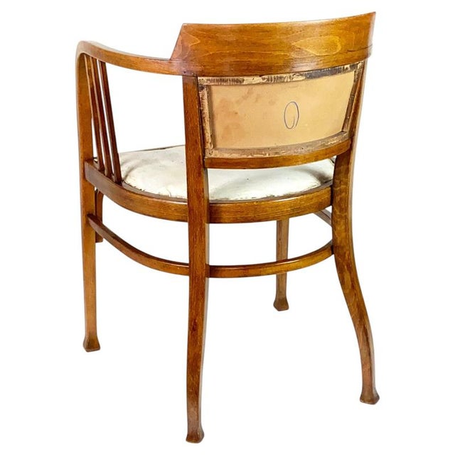 Otto Wagner Nr. 13 and Nr. 6213 Sofa and Armchairs by Otto Wagner for Thonet, 1890s, Set of 3 For Sale - Image 4 of 18