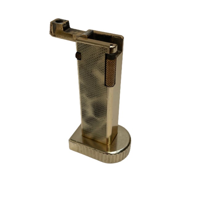 Mid-Century Cygnus All-World Table Lighter | Chairish