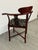 Oriental Hand Carved Corner Armchair For Sale - Image 9 of 12