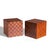 Mid-Century Modern Thayer Coggin Style Mid Century Walnut Parquet Cube End Tables - Pair For Sale - Image 3 of 11