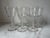 1950s Mid-Century Modern Wine Glasses Crystal Garland Pattern by Libbey Glass Company - Set of 7 For Sale - Image 4 of 10