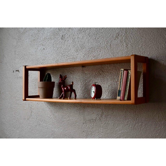 Brutalist Chalet Pine Hanging Shelf, 1970s For Sale - Image 6 of 17