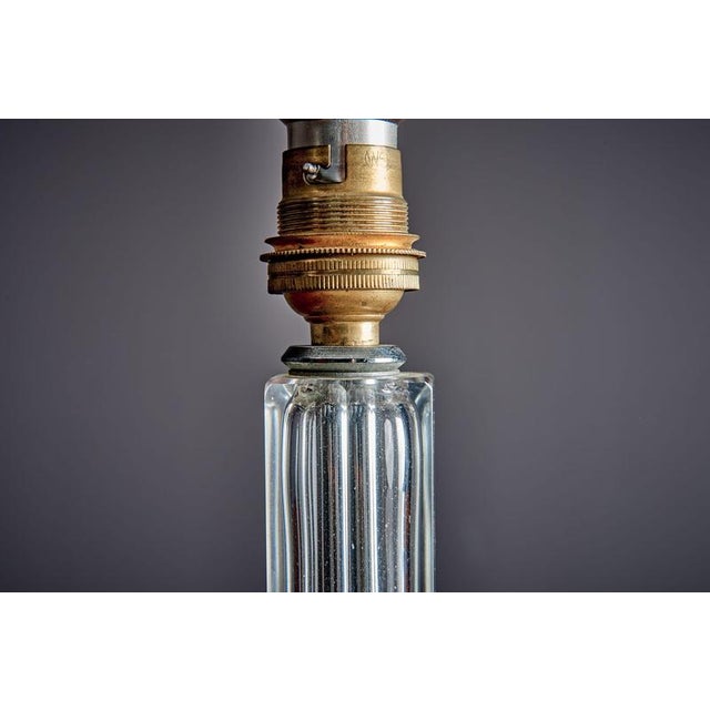 Gold Art Deco Table Lamp by G. Humbert, France, 1930s For Sale - Image 8 of 13