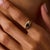 Mid 20th Century Vintage Sapphire Diamond 18k Yellow Gold Ring, Size 7 For Sale - Image 5 of 6