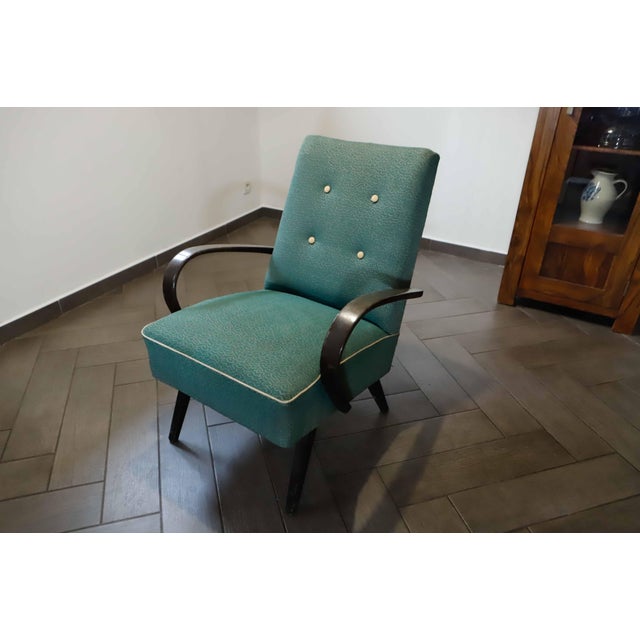 Mid-Century Modern Vintage Lounge Chairs by Jaroslav Šmídek, 1960s, Set of 2 For Sale - Image 3 of 14