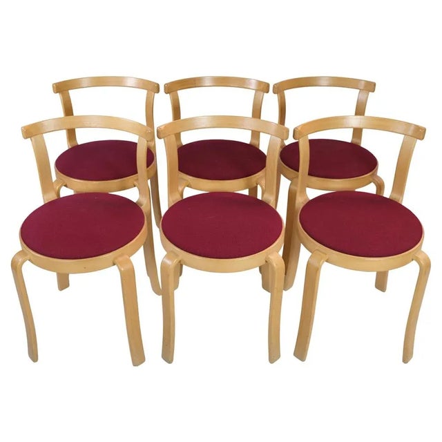 Dining Room Chairs Model 8000 by Rud Thygesen & Johnny Sørensen for Magnus Olesen, 1990s, Set of 6 For Sale - Image 9 of 9
