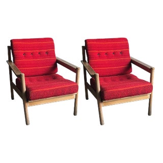 Set of Mid-Century Armchairs, 1960s For Sale
