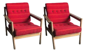 Set of Mid-Century Armchairs, 1960s