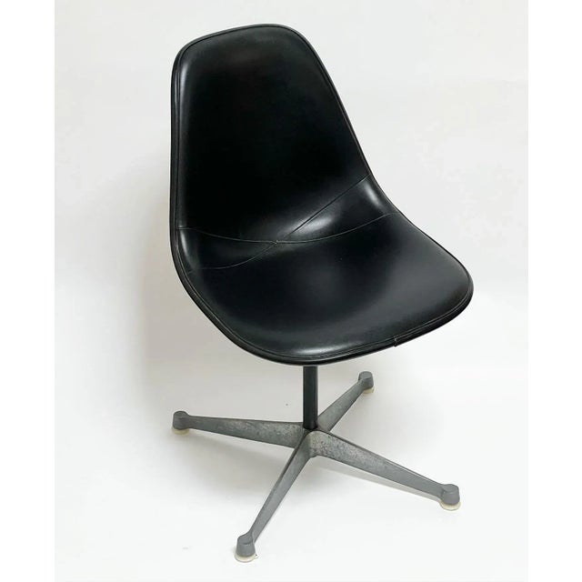Awesome Mid Century 1967 Single Original Eames for Herman Miller Pivoting Side Shell Chair. Retains tags and would...