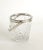 Mid-Century Modern 1980s Italian Silver Rimmed Ice Bucket For Sale - Image 3 of 7