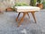 Brown Ottoman in Light Wood with Eco-Leather Upholstery, 1950s For Sale - Image 8 of 9