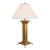 Neoclassical Solid Brass Table Lamp For Sale