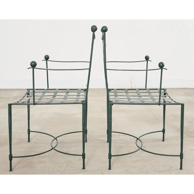 Mario Papperzini for Salterini Iron Garden Dining Suite, Attributed For Sale - Image 9 of 12