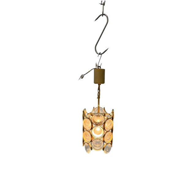 Hollywood Regency Pendant Lamp by Gaetano Sciolari for Palwa, 1970s For Sale - Image 9 of 12