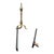 Metal Pair 1920s Vintage Brass Andirons Chippendale Claw Ball Feet Fireplace For Sale - Image 7 of 18